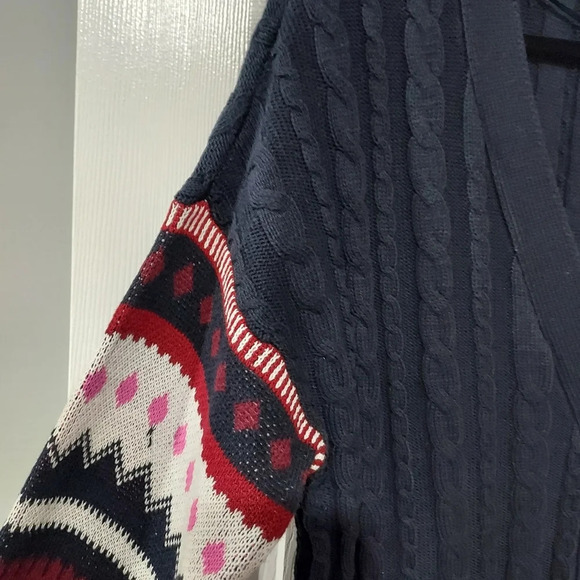 NWOT Lane Bryant Classic Button-Front Cable & Jacquard Cardigan - Picture 5 of 13